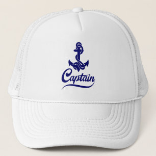 Gorra De Camionero Diseño Náutico Ancla Barco de Vela Capitán