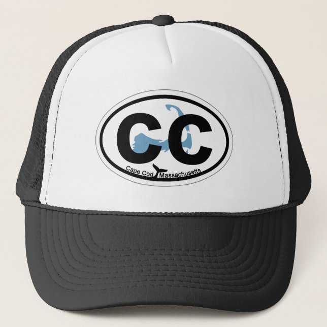 Gorra De Camionero Diseño oval de Cape Cod (Anverso)