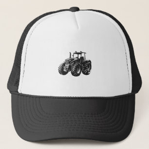 Gorra De Camionero Diseño perfecto de la máquina de los agricultores