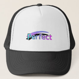 Gorra De Camionero Diseño perfecto sobre una tapa negra