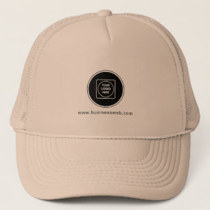 Gorra De Camionero Diseño personalizado de logotipo de empresa y siti