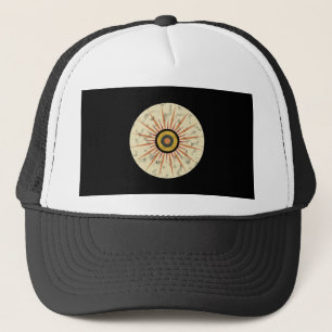 Gorra De Camionero Diseño Retro Boho de Estallido Solar