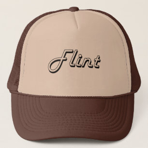 Gorra De Camionero Diseño retro clásico de Michigan del pedernal