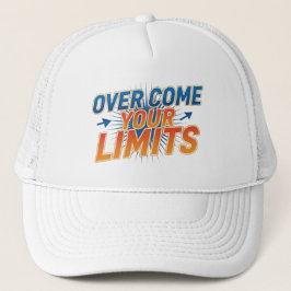 Gorra De Camionero Diseño Retro de Explosión Motivacional