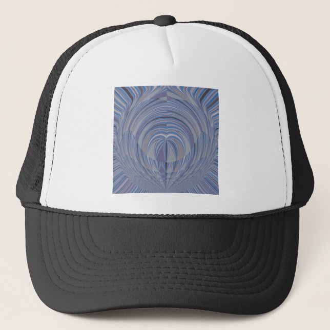 Gorra De Camionero Diseño sin problemas de corazón grande (Anverso)
