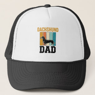 Gorra De Camionero Diseño vectorial de amor por el perro Dachshund pa