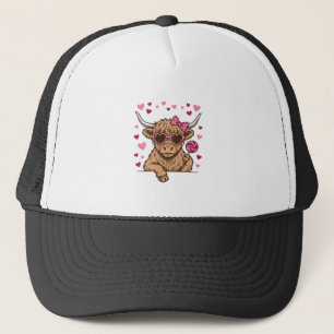 Gorra De Camionero Diseño Vectorial de Gafas de Sol de San Valentín d