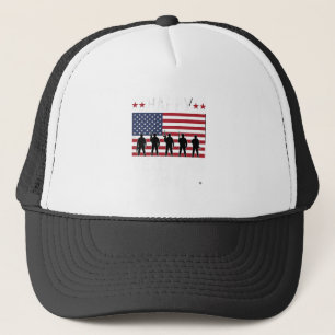 Gorra De Camionero Diseño vectorial de silueta de bandera del día fel