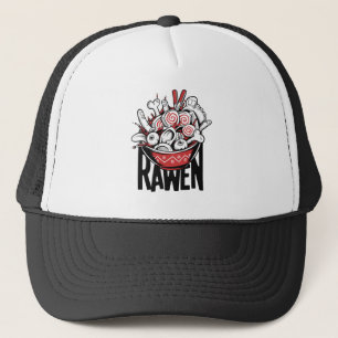 Gorra De Camionero Diseño Zombie de Fideos Ramen Locos
