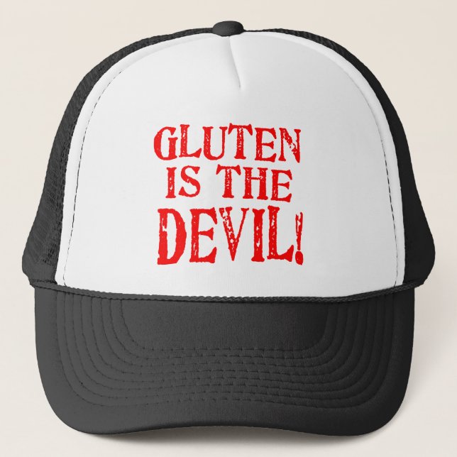 Gorra De Camionero Diseños celiacos libres del gluten ninguna manera (Anverso)