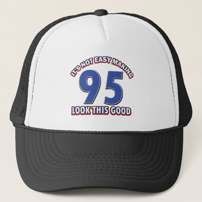 Gorra De Camionero Diseños de 95 años (Anverso)