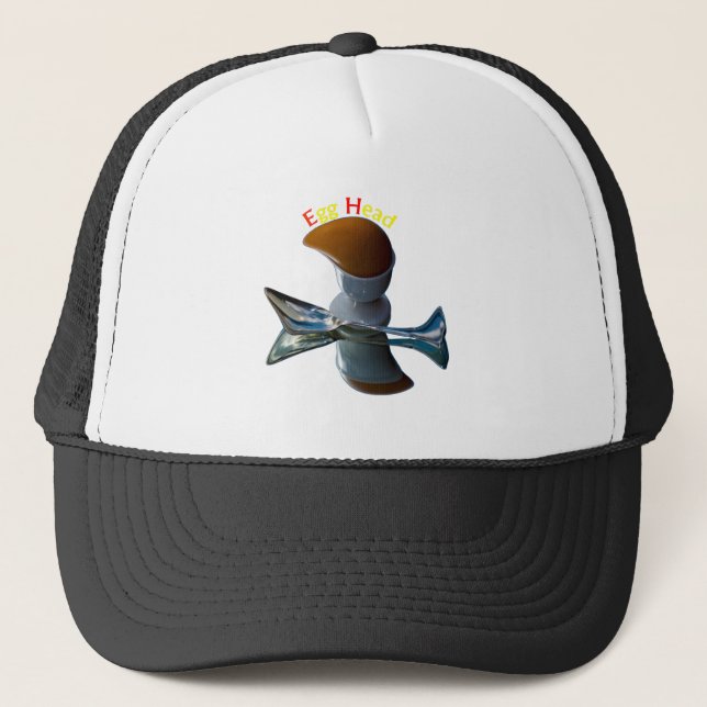 Gorra De Camionero Diseños de cabeza de huevo (Anverso)