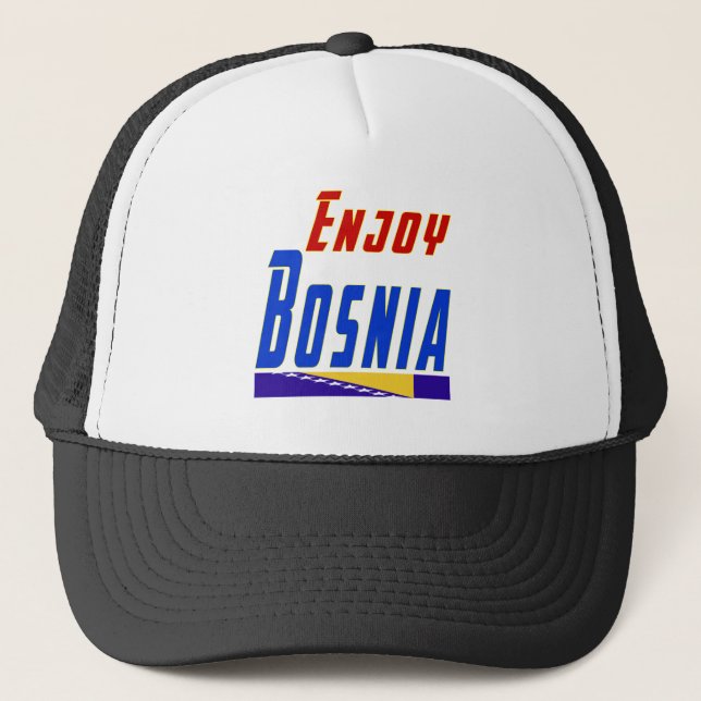 Gorra De Camionero Diseños de Guay para Bosnia (Anverso)