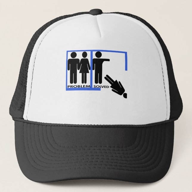 Gorra De Camionero Diseños de la desintegración y del divorcio (Anverso)