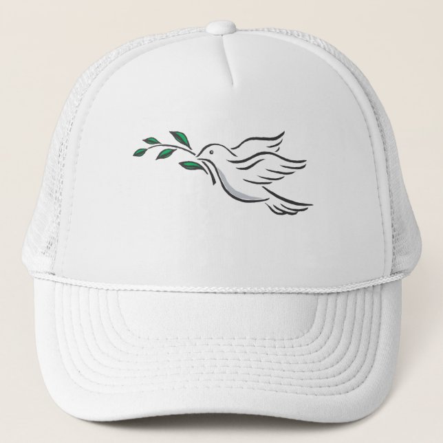Gorra De Camionero Diseños de la paloma (Anverso)