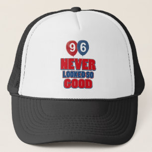 Gorra De Camionero diseños del cumpleaños de 96 años