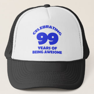 Gorra De Camionero diseños del cumpleaños de 99 años