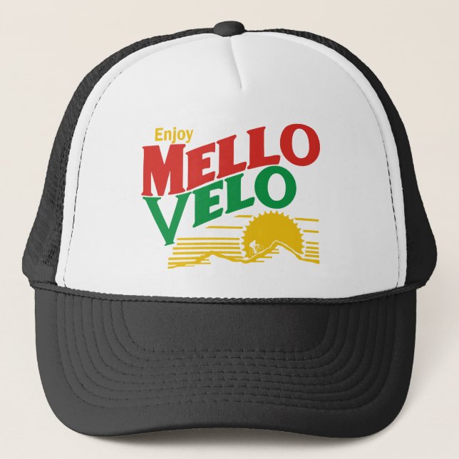 Gorra De Camionero Disfruta de Mello Velo (Anverso)