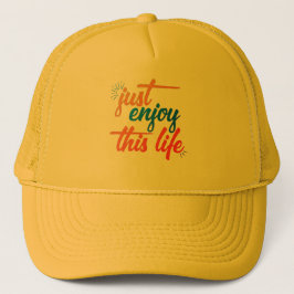 Gorra De Camionero Disfruta la vida