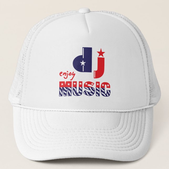 Gorra De Camionero Disfrutar de la música (Anverso)