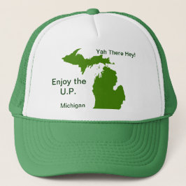 Gorra De Camionero Disfrute del U.P. Michigan con Da Yoopers