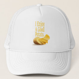 Gorra De Camionero Disfruto De Un Buen Diseño De Comida Gracioso De P
