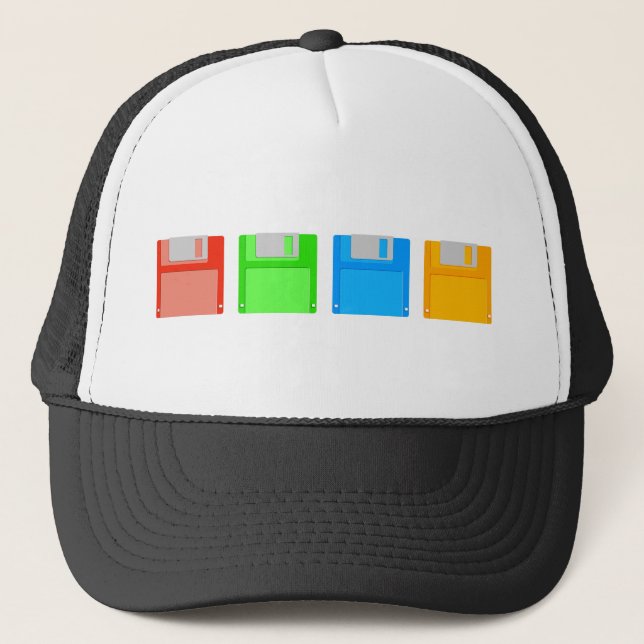 Gorra De Camionero Diskettes (Anverso)