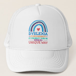 Gorra De Camionero Dislexia Conciencia Disléxica