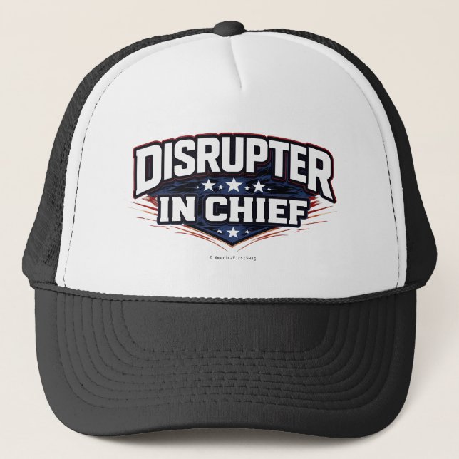Gorra De Camionero Disruptor en Jefe -  (Anverso)