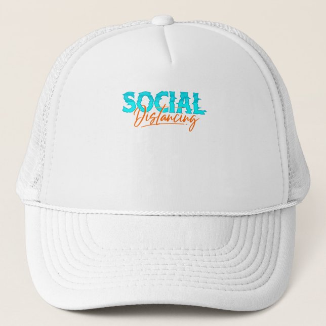 Gorra De Camionero Distancia social (Anverso)