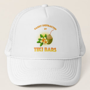 Gorra De Camionero Distrado Fácilmente Por Los Bares Tiki