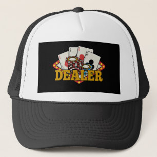 Gorra De Camionero Distribuidor de Casino Poker