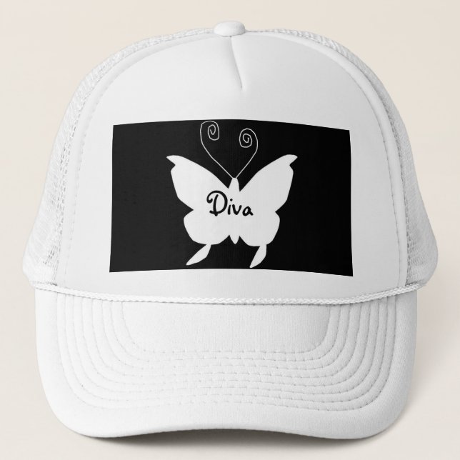 Gorra De Camionero Diva Butterfly I (Anverso)