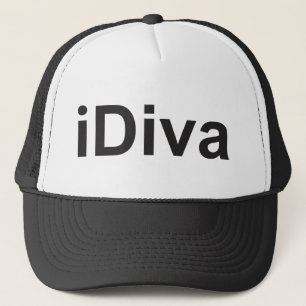 Gorra De Camionero Diva no iPhone ni iPad diversión con diva humoríst
