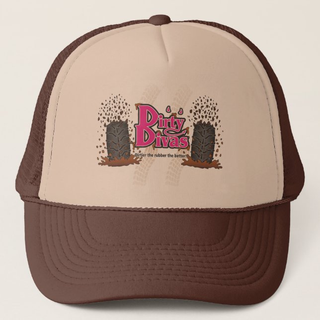 Gorra De Camionero Divas sucias (Anverso)