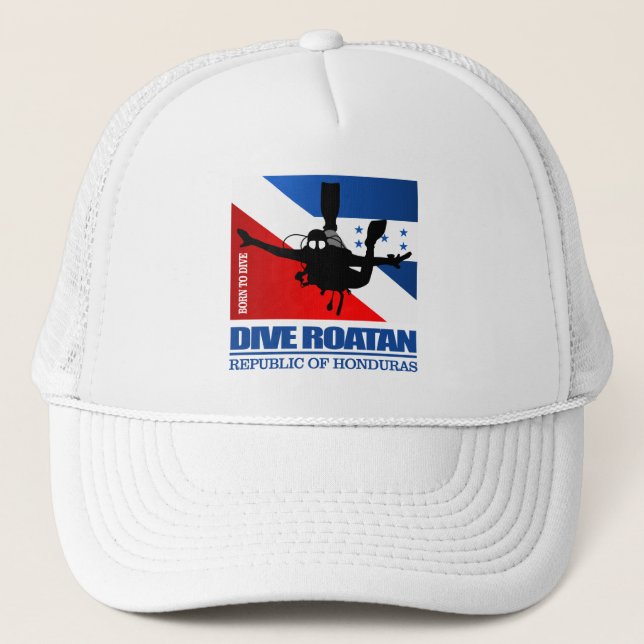Gorra De Camionero Dive Roatan DF2 (Anverso)