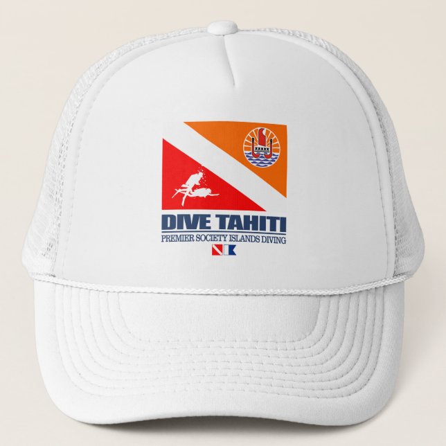 Gorra De Camionero Dive Tahiti (sq.) (Anverso)