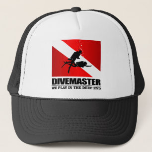 Gorra De Camionero Divemaster (extremo profundo)