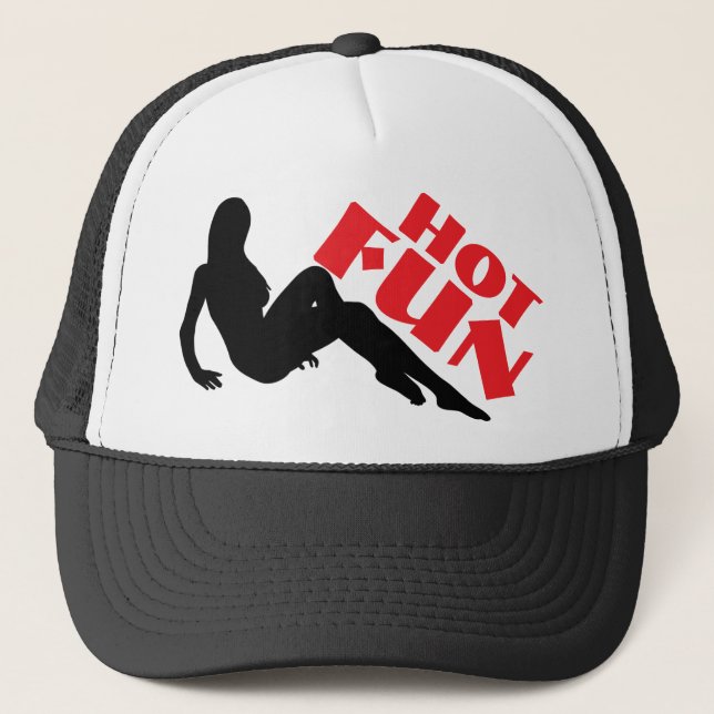 GORRA DE CAMIONERO DIVERSIÓN CALIENTE (Anverso)