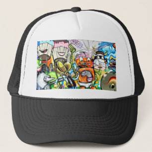 Gorra De Camionero Diversión con grafitis