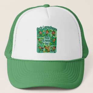 Gorra De Camionero Diversión de San Patricio Adorable "Fiesta Leprech