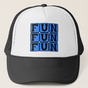 Gorra De Camionero Diversión Diversión Diversión, Sentimiento Entrete