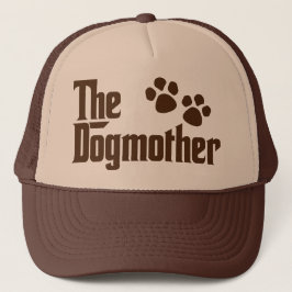 Gorra De Camionero Diversión marrón y marrón de DogMother