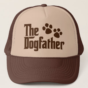 Gorra De Camionero Diversión marrón y marrón del Dogfather