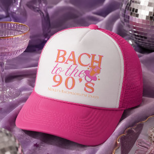 Gorra De Camionero Diversión Rosa Años 90 Retro Despedida de Soltera