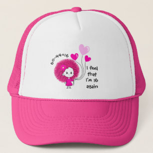Gorra De Camionero Divertida dama rosa