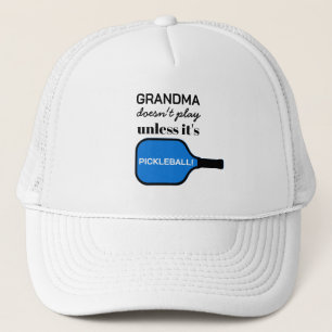 Gorra De Camionero Divertida tipografía personalizada para abuela jug