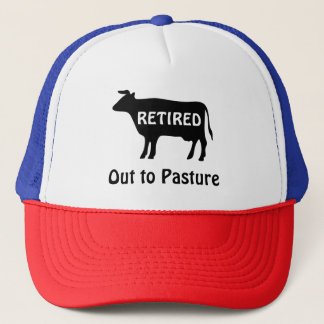 Gorra De Camionero Divertida vaca de retiro para pastar diciendo