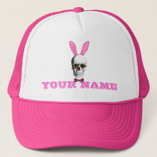 Gorra De Camionero Divertidas novias de conejito gótico de steampunk