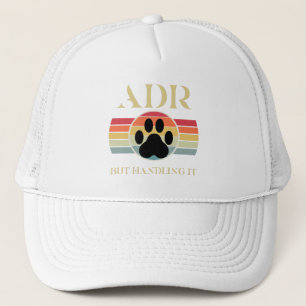 Gorra De Camionero Divertido ADR Veterinario Pero Manejándolo Veterin